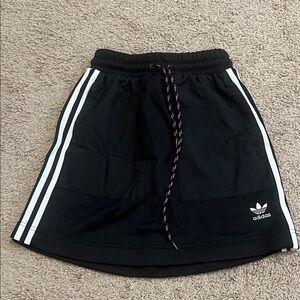 Adidas Black Skirt with White Accents